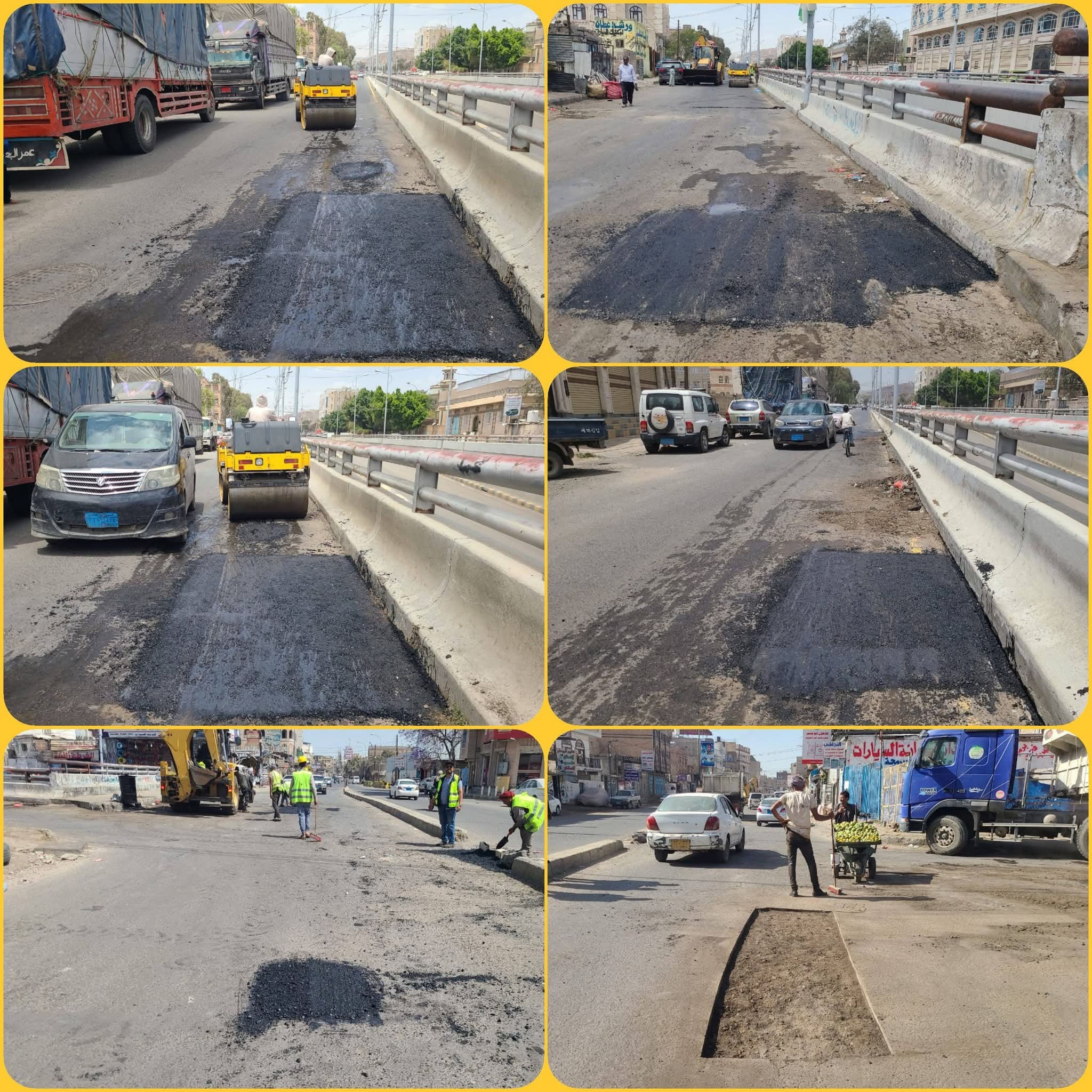 ورشة عمل كبرى في شوارع العاصمة صنعاء 🇾🇪